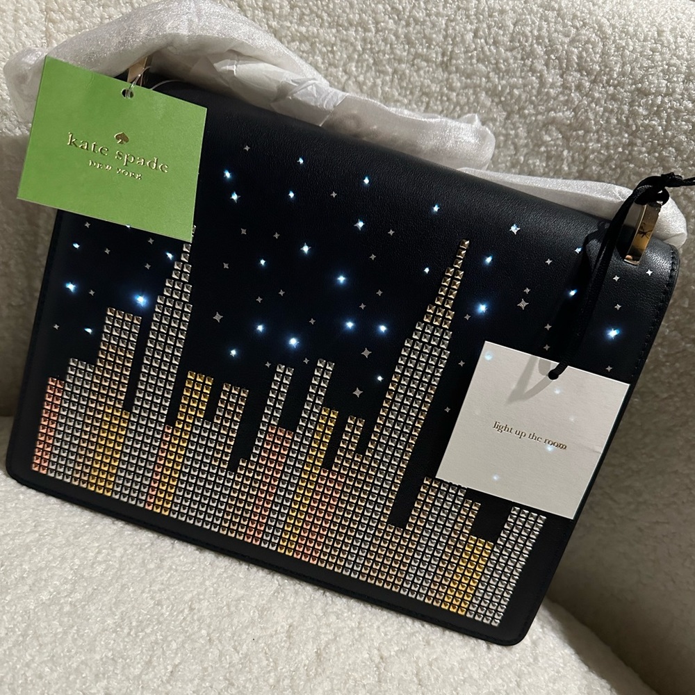 Kate Spade New York Glitzy Ritzy Skyline Light Up Purse